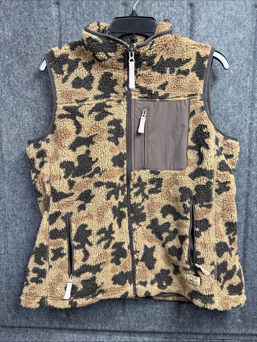 Orvis Brown & Black Sherpa-Lined Jacket